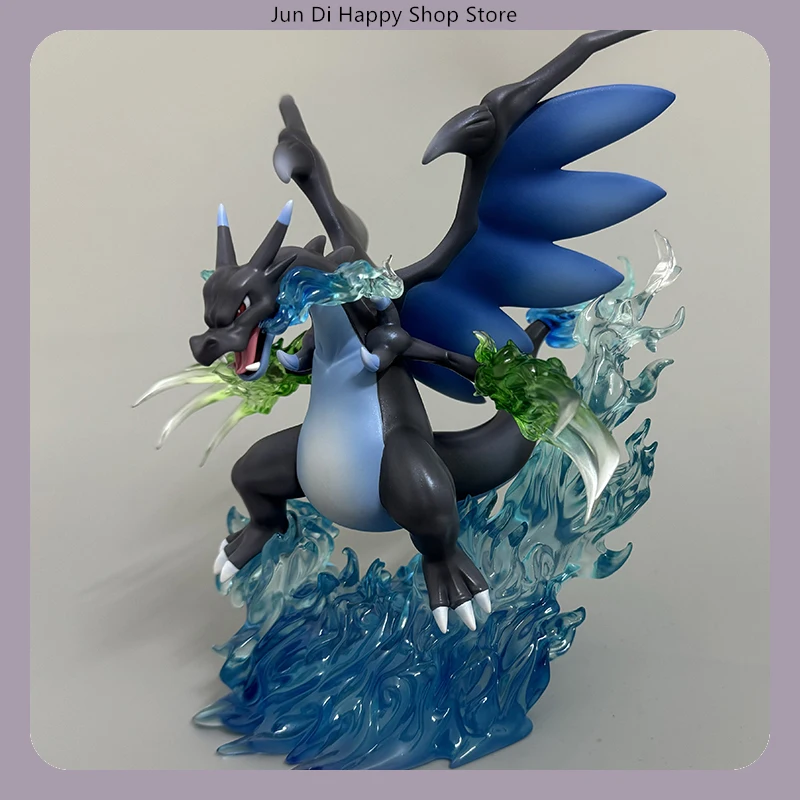 Charizard Mega Evolution X 18 سم Battle Pose أنيمي الشكل تمثال سطح المكتب الديكور هدية ​ ​
