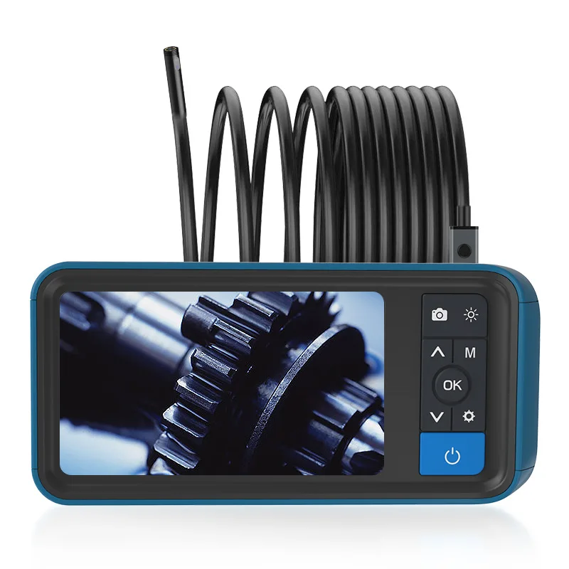 

Million High-Definition Industrial Endoscope 4.5-Inch Screen Detector 8mm Double Lens 5 M Long Cable Side View