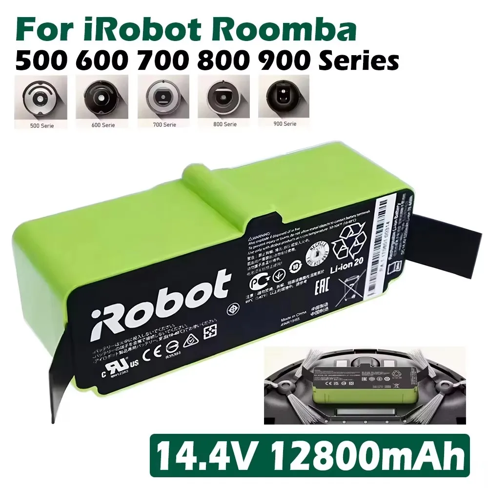 Original-Lithium-Ionen-Akku für iRobot Roomba Cleaner 900 800 700 600 Serie 960 980 981 965 895 890 860 695 692 680 675 Teil