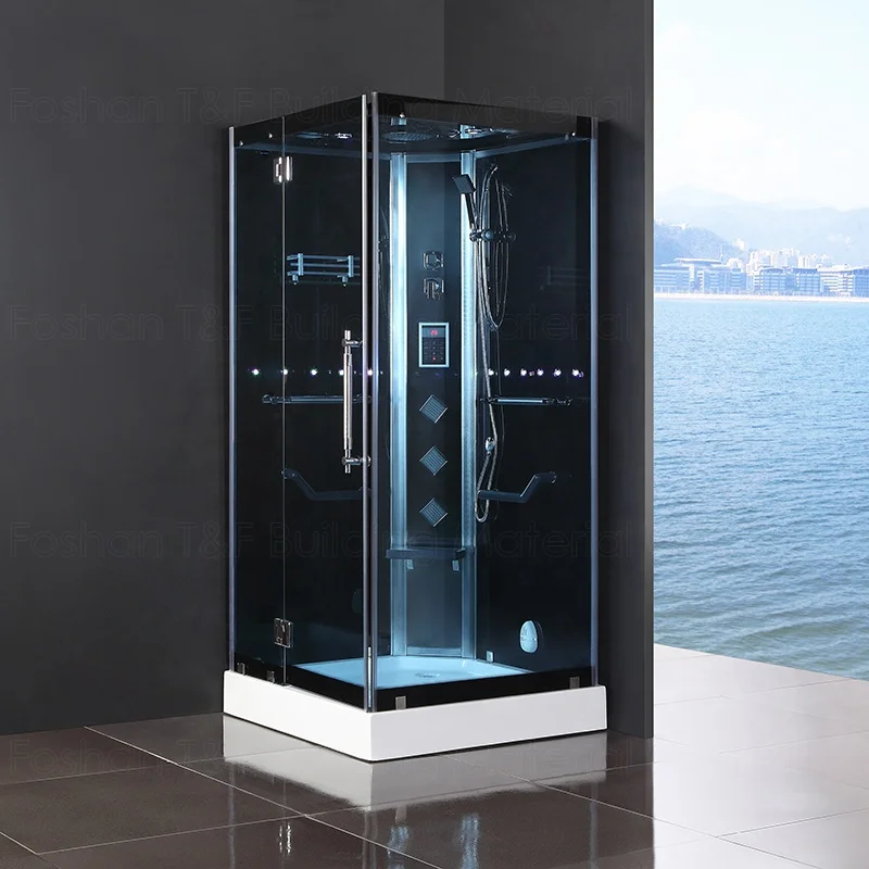 

Hydraulic massage shower room 2 people square sauna and steam combination room