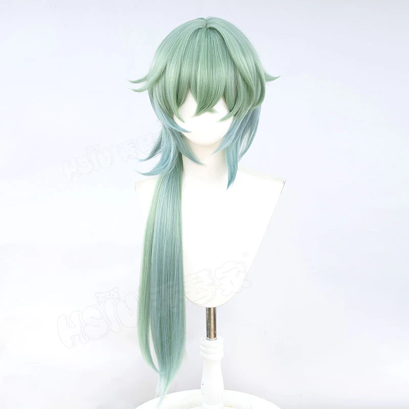 Honkai Star Rail Anaxa Cosplay Pruik Lichtgroen Lang Haar Anaxagoras Grove van Epiphany Amforeus Halloween voor Vrouwen Mannen Carnaval