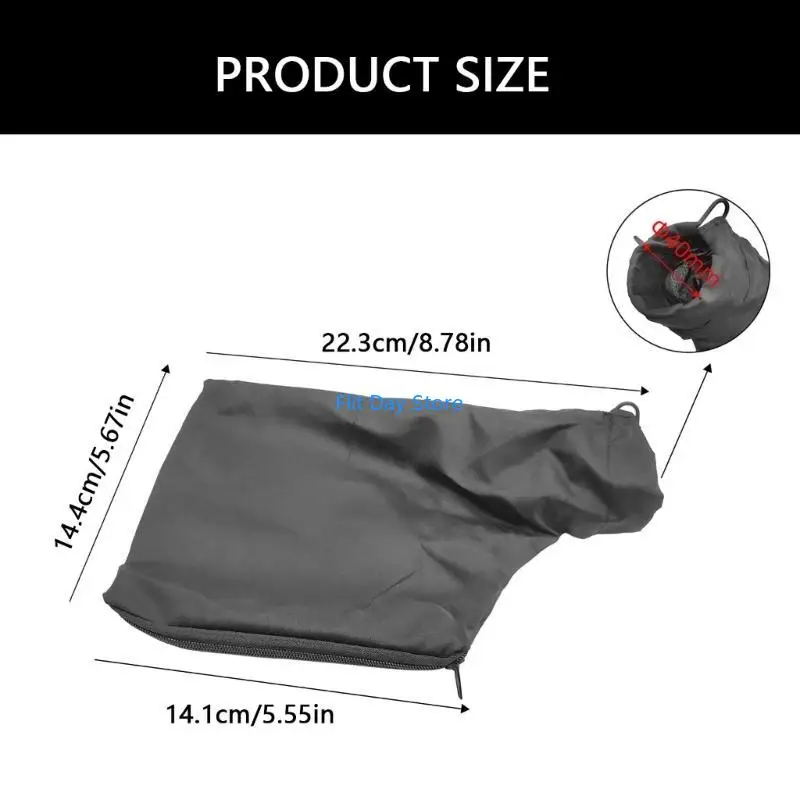 F92C 2Pcs Dust Collection Bags Adjustable for Tablesaws & Belt Sanders Easy to Clean