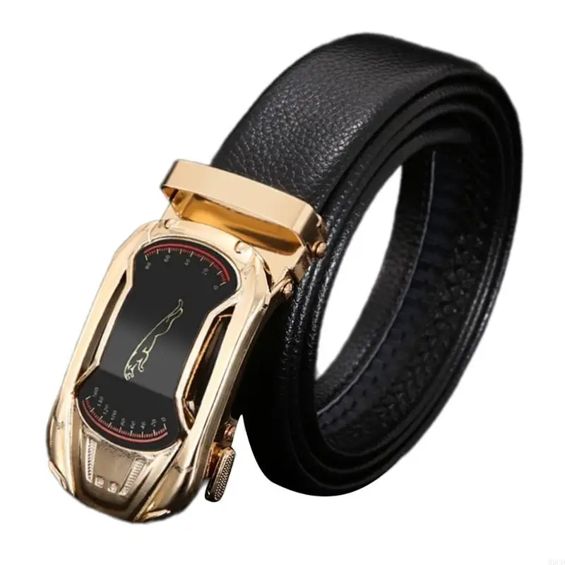 

M6CD Fashion Belt with Buckles Retros Western Belt Decorative Exquisites Waistband