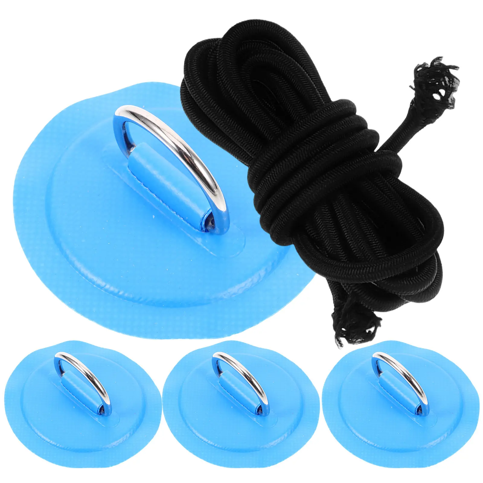 

Комплект из 1 набора надувных D-образных кольцевых креплений для лодок, прочные аксессуары для палубы каяка, надежные крепления для досок для паддлбординга, детали для такелажа