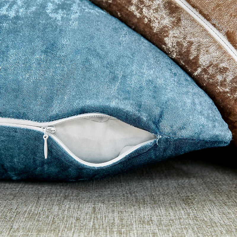 pillow, Velvet covered with 60x60 cm super soft pillow, used for sofa throwing, shining decoration, living room pillow