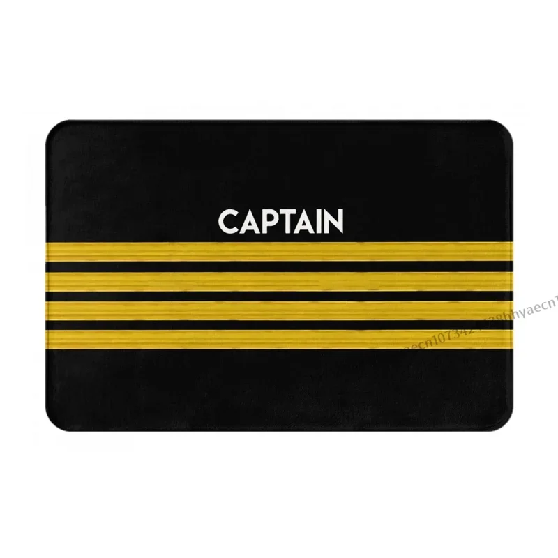 

EE01 Airplane Airport Sign Non-slip Doormat Living Room Mat Captain Stripes Balcony Carpet Entrance Door Rug Indoor Decor（9%b！