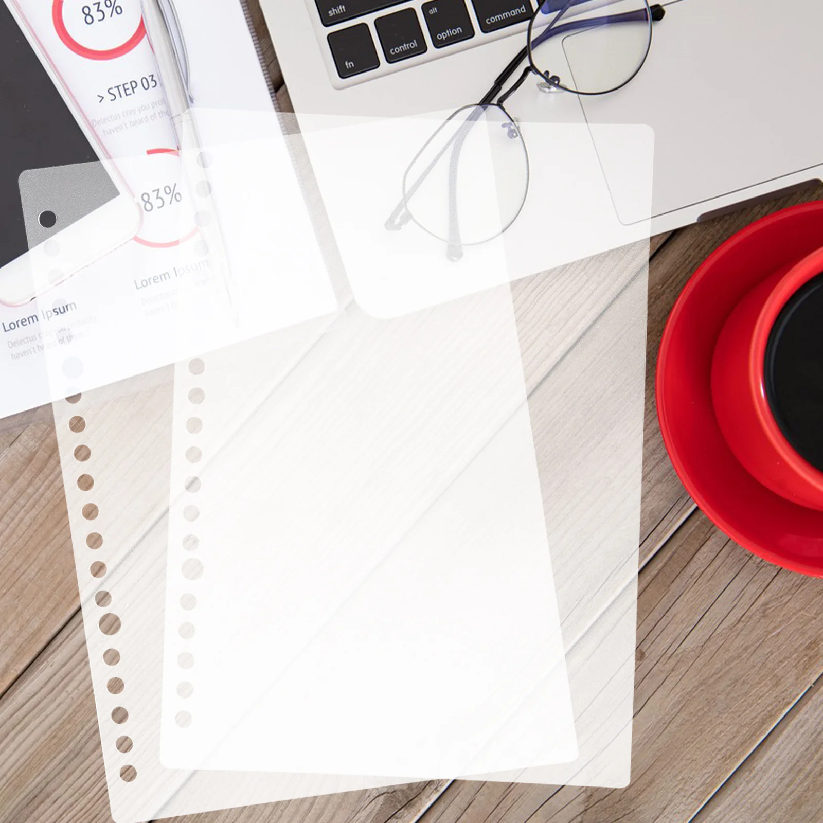 10 مجموعة A5 فضفاضة ورقة دفتر يغطي إعادة الملء قابلة لإعادة الاستخدام الموثق قذيفة للمخططين دوامة أجهزة الكمبيوتر المحمولة واضح Pp حامي #5