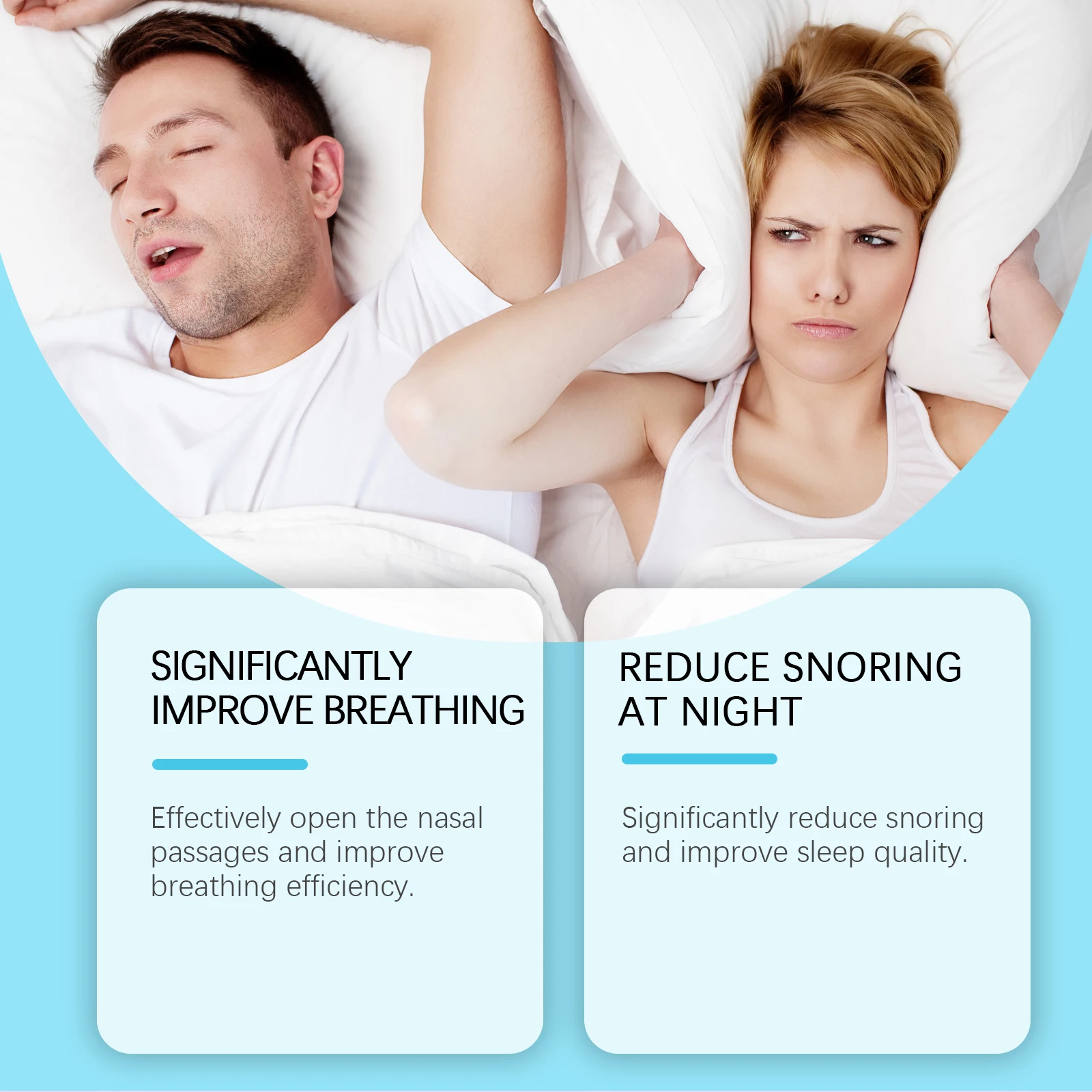 Nighttime Nasal Ventilator Set, Soothing Snore Care Patches, Breath Easy Nose Expander for Restful Sleep, Daily Comfort Kit