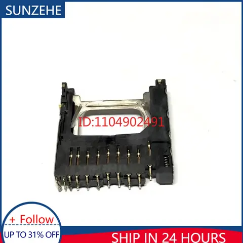 New Original SLR SD Memory Card Slot Holder for Nikon D40 D40X D60 D80 D3000 Digital Camera Repair Part