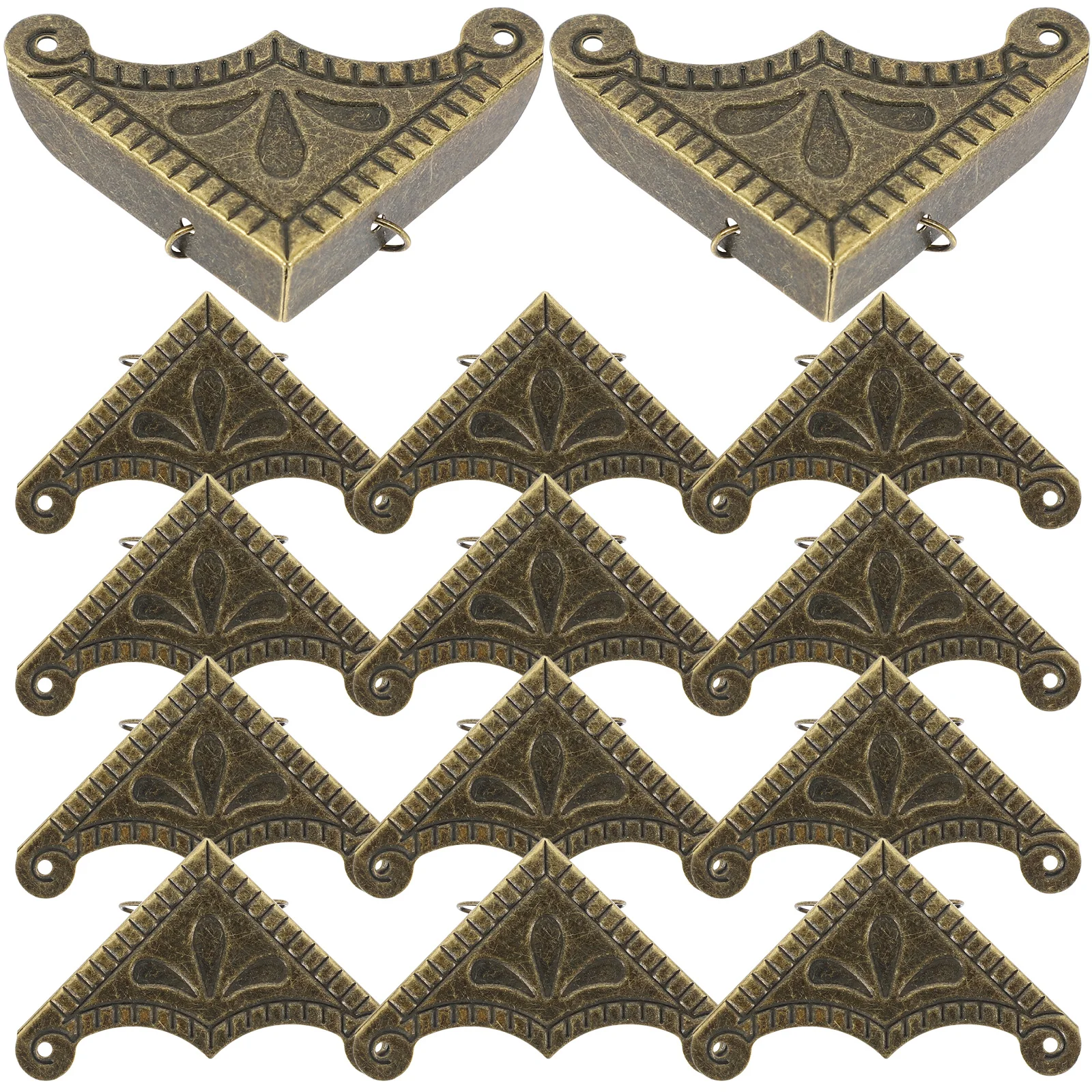 

30Pcs Metal Edge Protectors Vintage Boxes Corners Furniture Decorative Guards