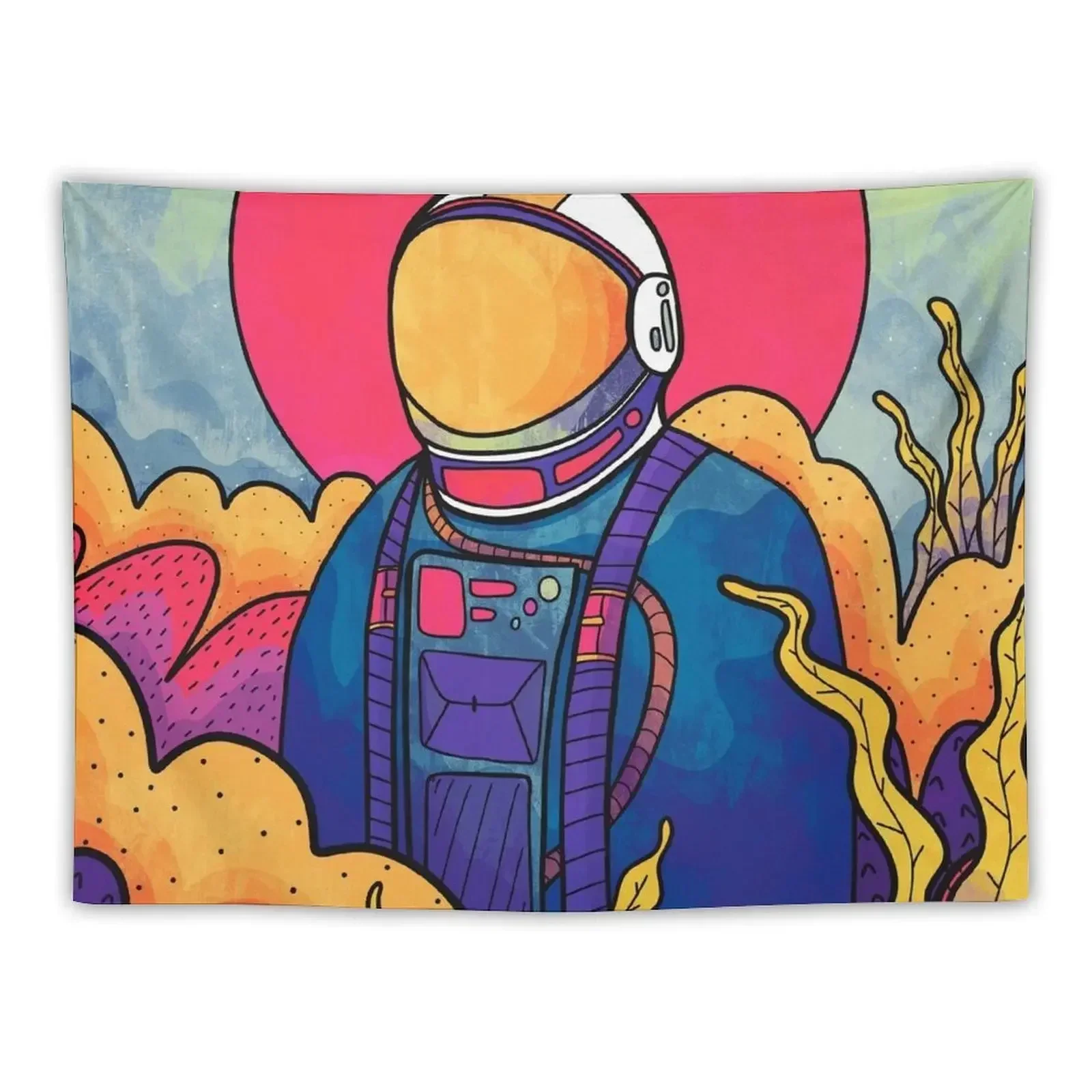 The planet explorer Tapestry Wall Tapestries Korean Room Decor Decorations For Your Bedroom Room Decor For Girls Tapestry