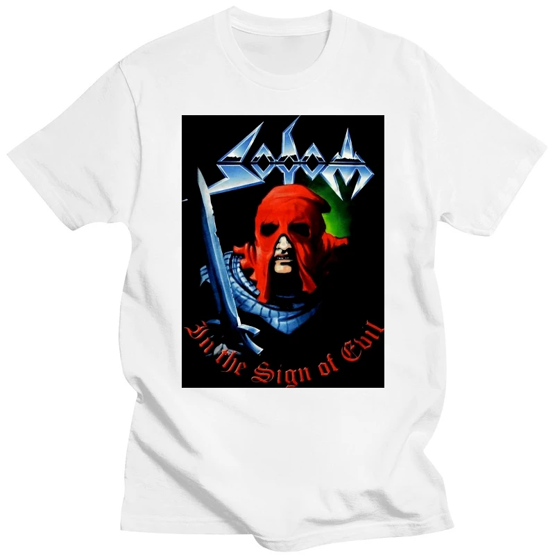 Оригинальная металлическая футболка SODOM Band в знак зла, размер S, M, L, XL, 2XL, Новинка