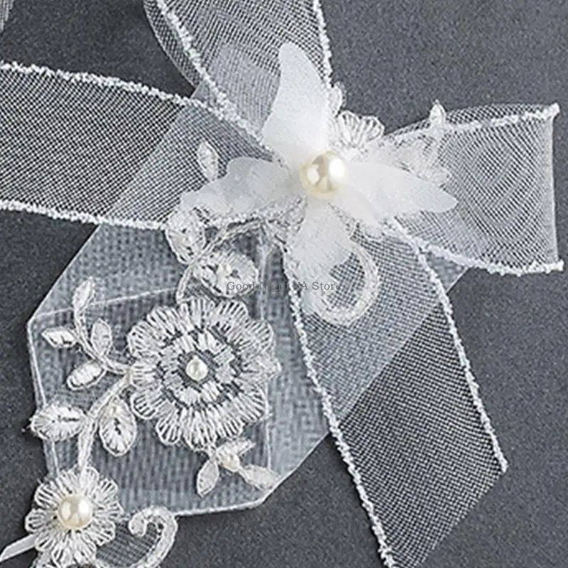 Bridal Gloves Prom Accessory for Operas Concert Stage Shows Evening Banquet Dancing Lace Gloves Photo Props