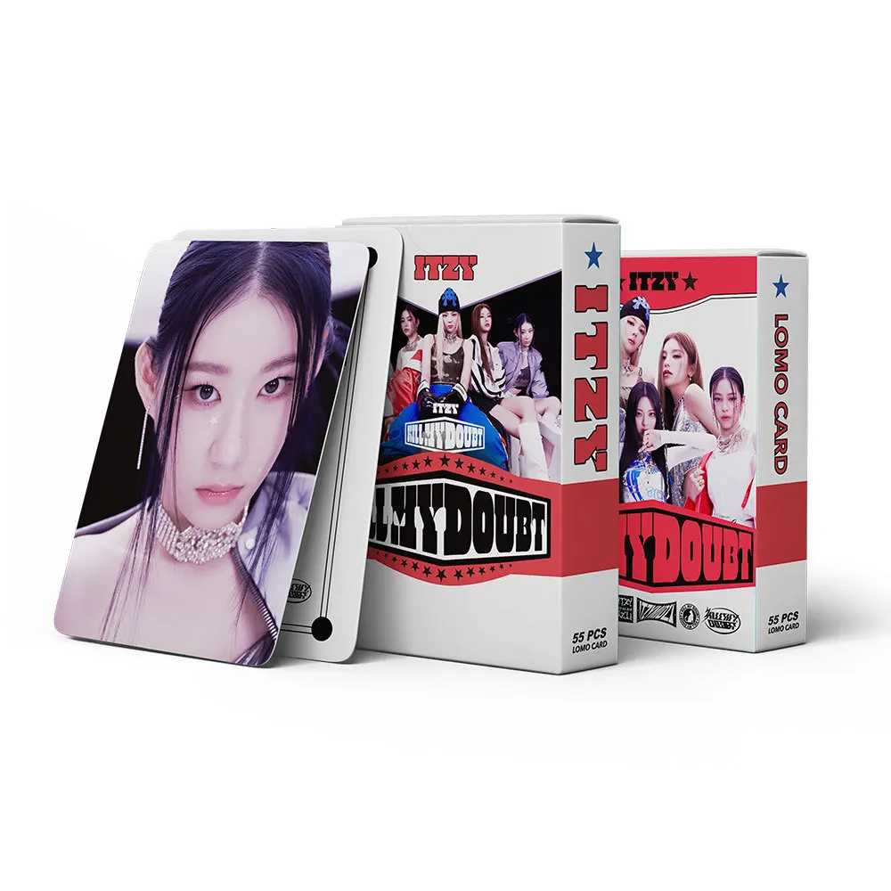 Imagem -03 - Coleção de Cartões Kill my Dubt hd Cartões Lomo Kill Photocards Yuna Yuna Card Yeji Lia Yujin Chaeryeong Presentes Novo Álbum 55 Peças por Conjunto