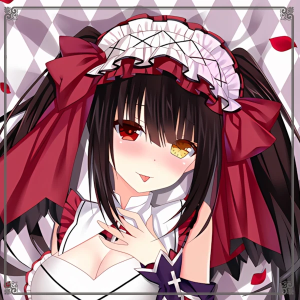 

DATE A LIVE Tokisaki Kurumi Dakimakura Hing Body Pillow Case Cosplay Japanese Otaku Cushion Cover Xmas Gifts 1Y