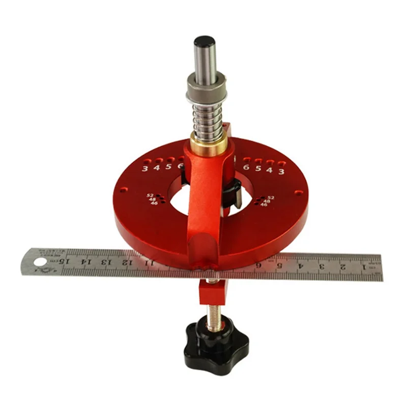 

【Hot Cake】Multifunctional 35Mm Hinge Jig Kit Woodworking Hole Drilling Guide Locator Puncher Template Hole Opener Tools Easy To