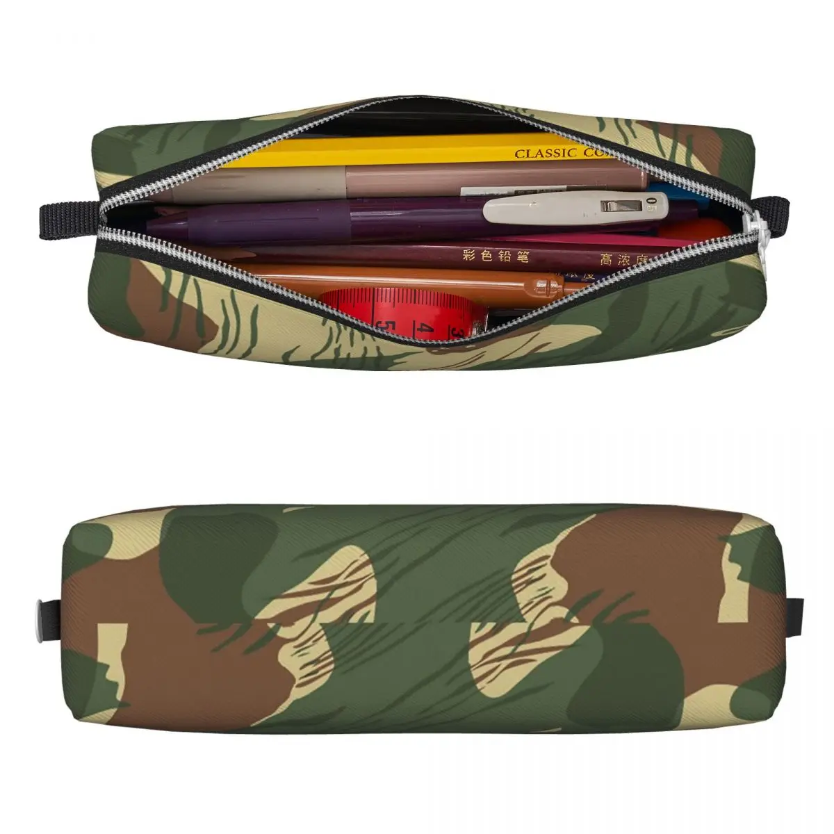 New Rhodesian Brush Stroke Camouflage Pencil Case Pencilcases Pen for Girls Boys Big Bags Students School Gift Stationery