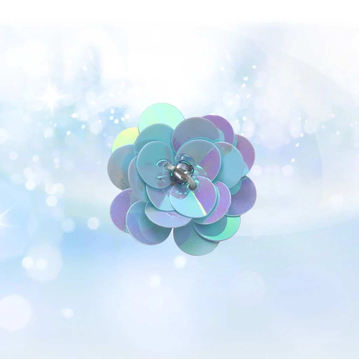 

Sparkling Blue Sequins Paillettes Flowers DIY Handmade Sewing Wedding Clothes Shoes Bags Craft Accessory for Embellishment