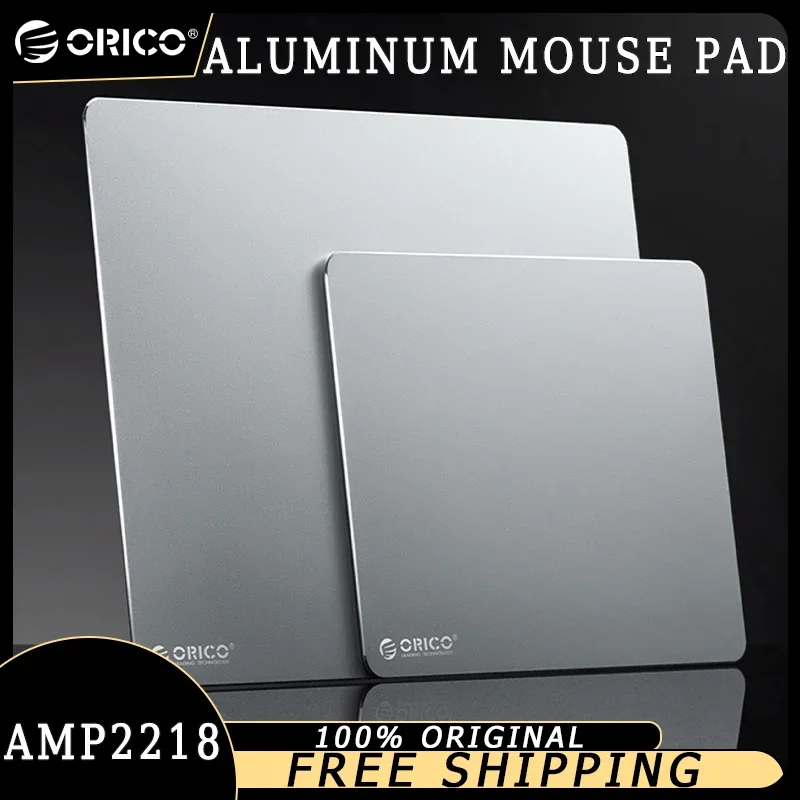 ORICO AMP2218 AMP3025 Коврик для мыши из алюминиевого сплава, жесткий, гладкий, тонкий, двухсторонний, водонепроницаемый, игровой коврик для мыши на заказ, аксессуары для ПК