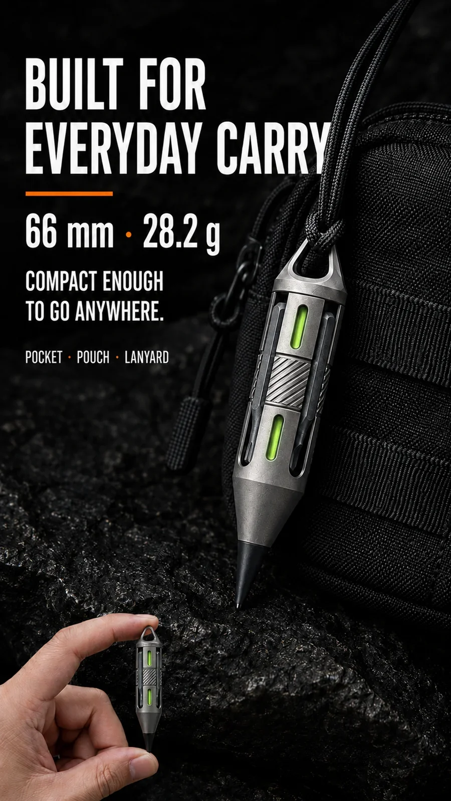 Titanium Alloy Mini Pen Screwdriver Portable Outdoor Camping Multi-functional Gear Pocket Tools EDC