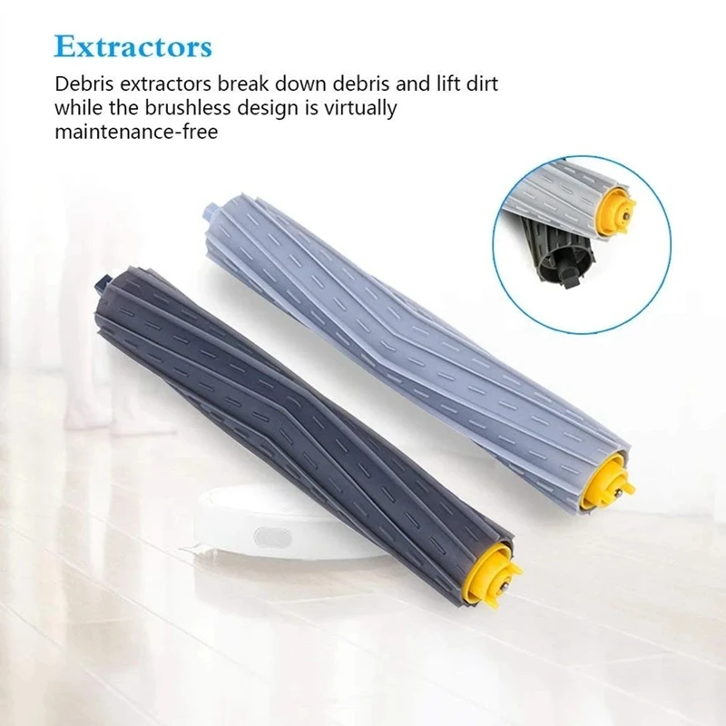 Основные Роликовые щетки для Irobot Roomba 800, 900, 805, 864, 871, 891, 960, 961, 964, детали