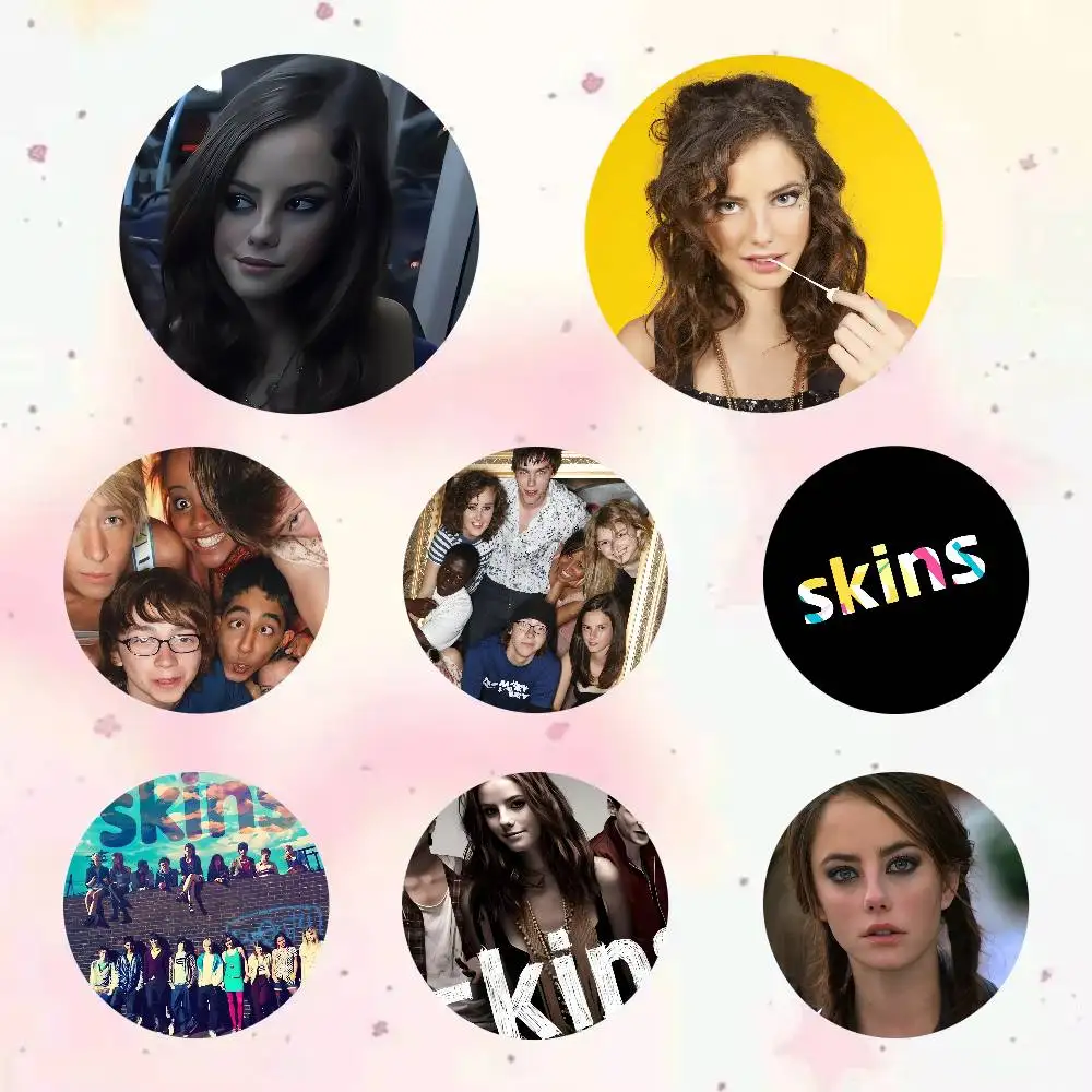 TV Drama Skins Cartoon Game Brooch Badge Bag Jacket Pins Jewelry Accessories Gifts