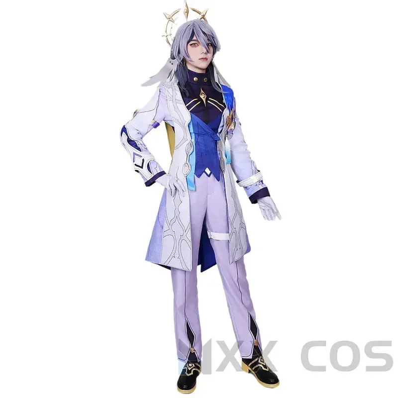 일요일 코스프레 Honkai 스타 레일 코스프레 의상 파티 의류 역할 놀이 코믹 콘 가발 Coser Prop