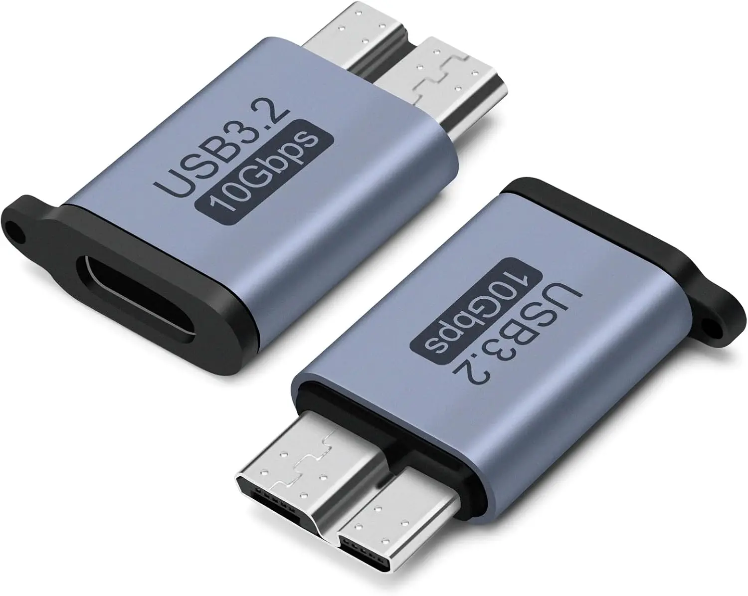 USB C auf Micro B Adapter USB 3.0 10 Gbit/s Festplattenkabel USB C kompatibel mit Toshiba HDD Seagate WD Galaxy S5 Note 3 HDD usw