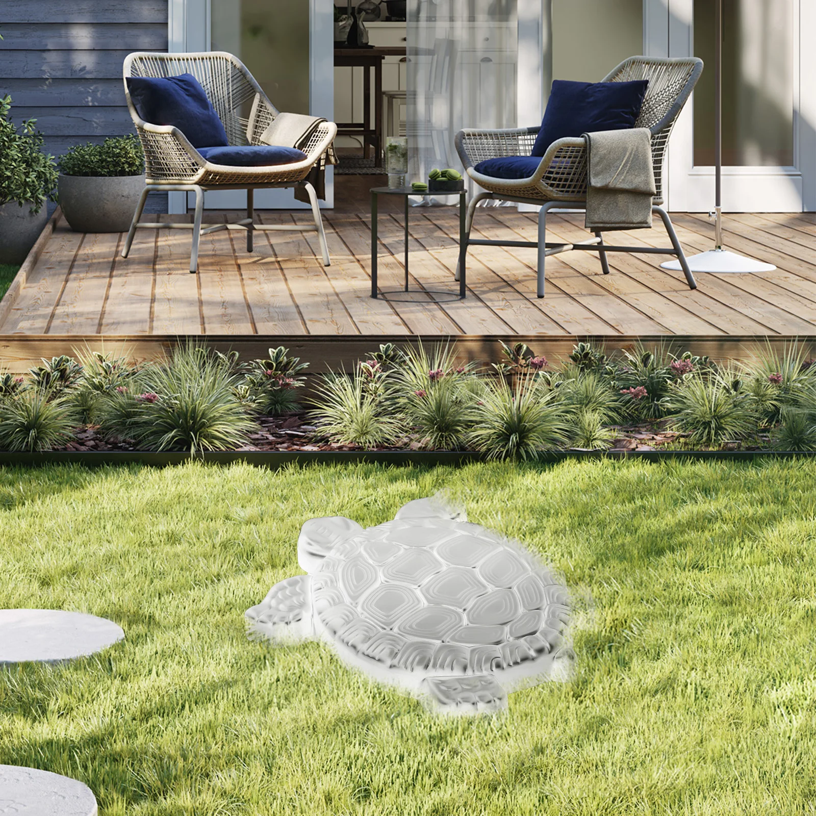 Turtle Mold Garden Stone Beach Stepping Molds Paving Pavement Patio Walkway Molding