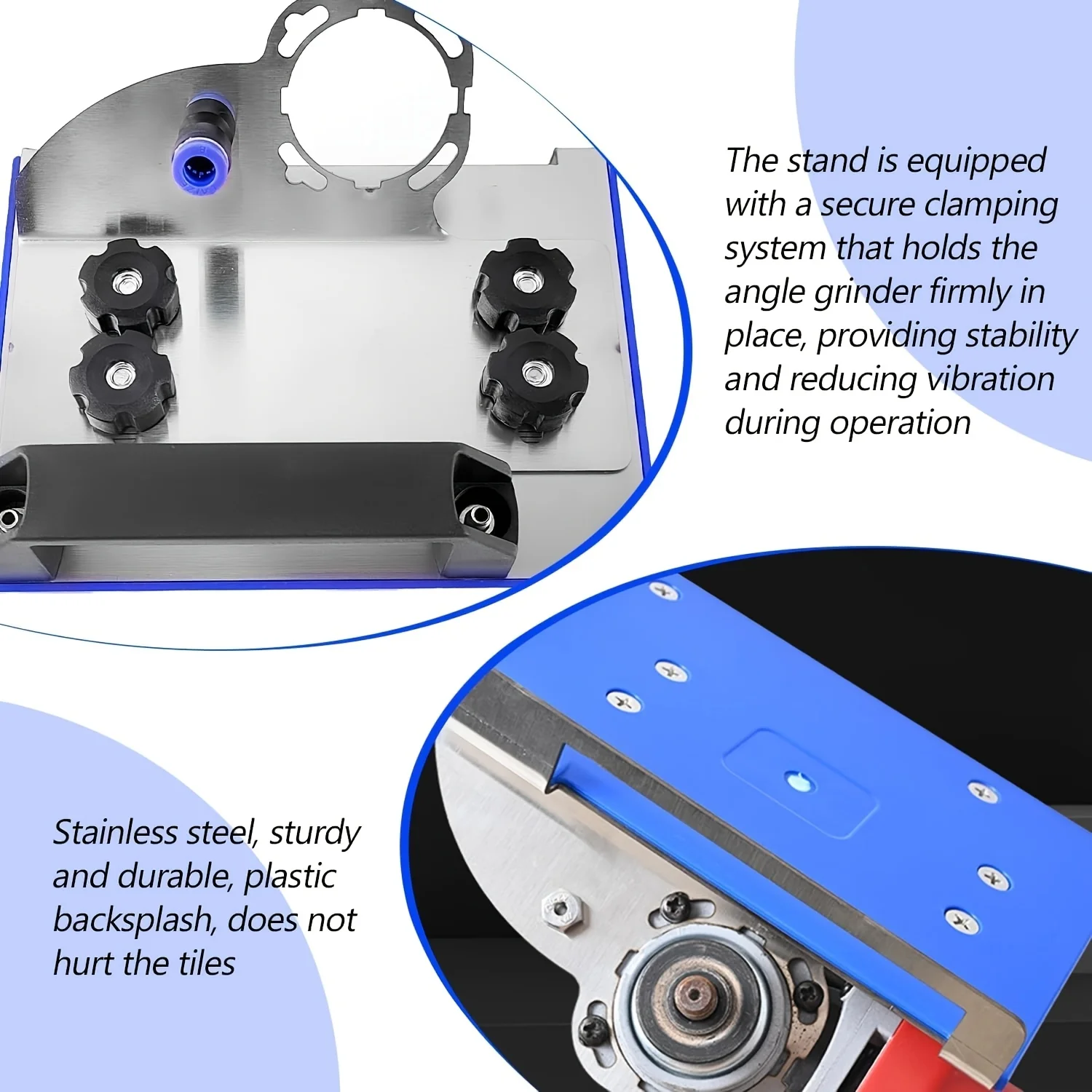 45 Degree Chamfering Device, Fixed Holder Attachments, Metal Desktop Chamfer Frame For Cutting Accessories