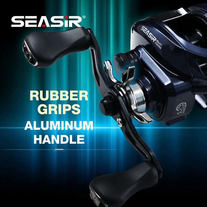 Seasir Vortex 알루미늄 핸들 및 러버 그립 구조 상세