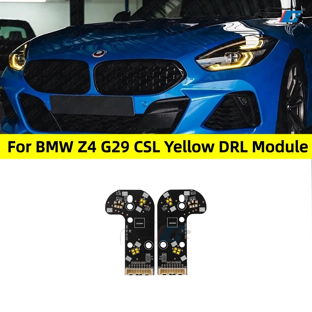 Для BMW Z4 G29 желтый модуль DRL светодиодная плата JONE светоизлучающий диод CSL стиль желтый чип дневных ходовых огней