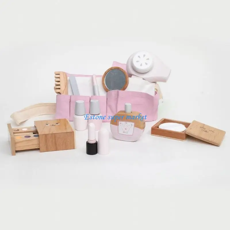 090B Your for Ideal Princess Birthday Gifts Christmas Present Kids Wooden Makeup