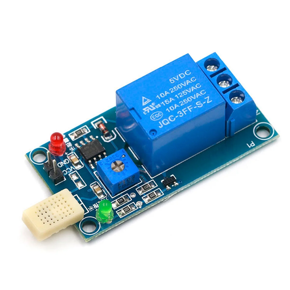 ABZV-Humidity Switch Module HR202 Humidity Switch Relay Module Humidity Sensor Controller DC5V Portable Module