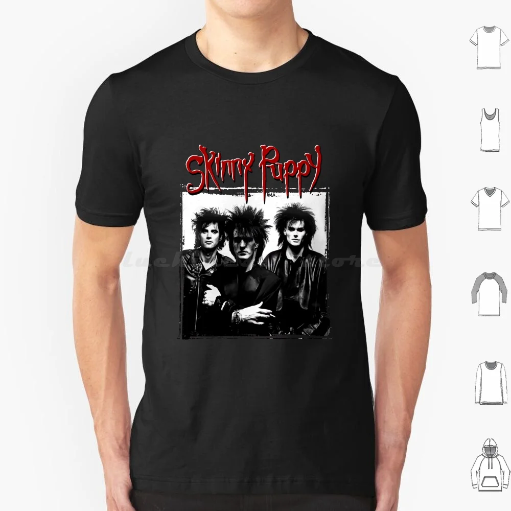 Skinny Puppy Skinny Puppy T Shirt Big Size 100% Cotton Skinny Puppy Band Amigo The Devil Grunge Lorna Shore Skinny Puppy Skinny