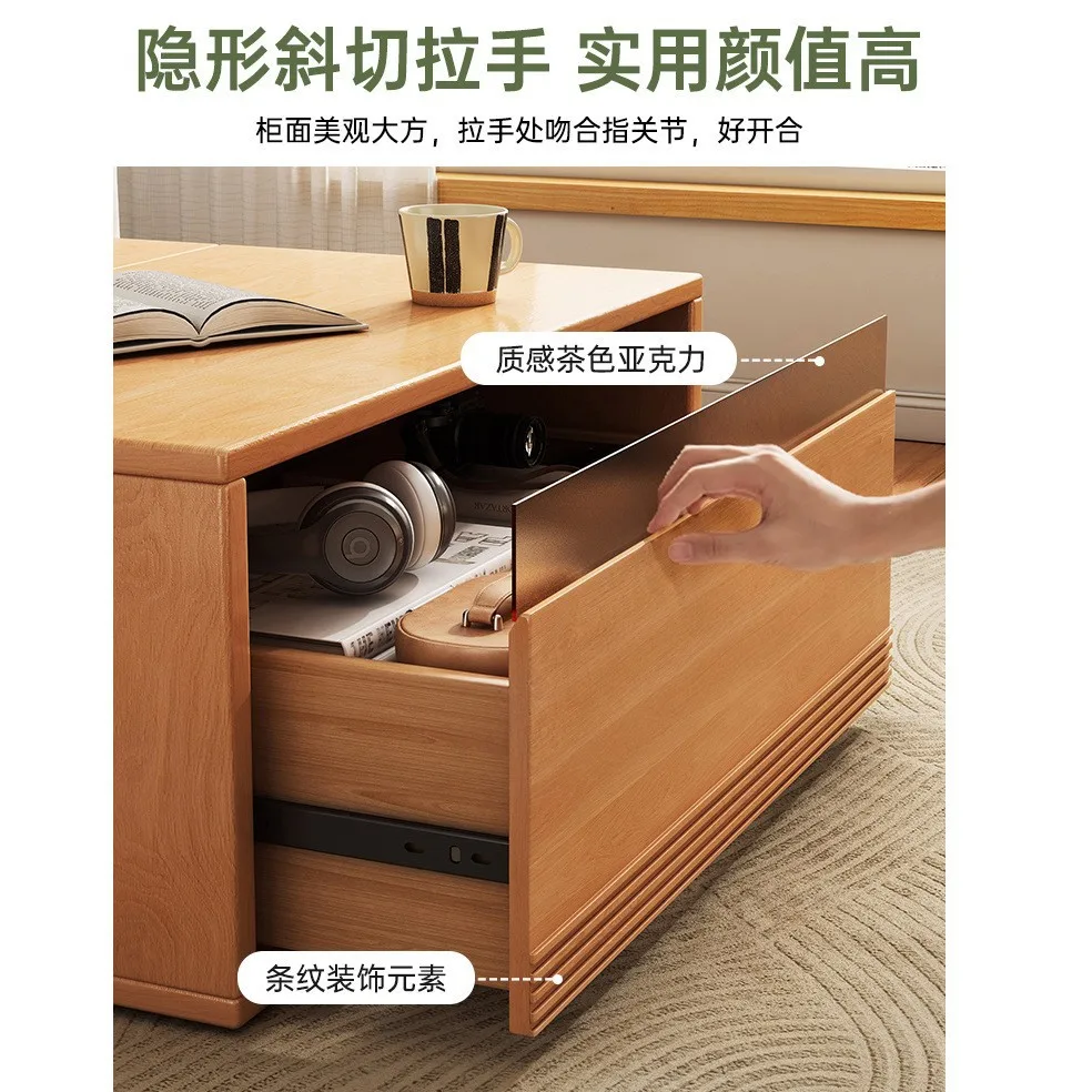 TV cabinet living room home floor storage locker integrated combination wall modular combination