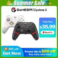 Gamesir Cyclone Pro 2 Nintendo Switch PC Wireless Controller Multiplatform Gamepads with Realistic Vibration 2.4g Connection RGB