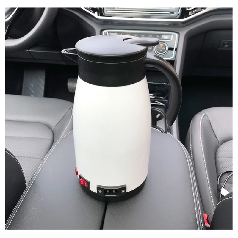 12V 24V Car Electric Kettle Portable Quick Heating Stainless Steel Car Kettle Boiler For Car Truck