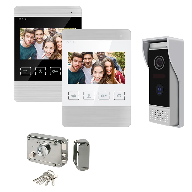Home Security Video Intercom Door System with 1080P IP65 Waterproof  App Compatible 18 Months Warranty