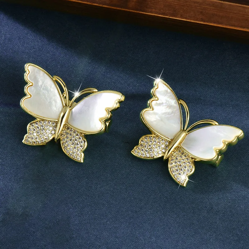 

New high-end women's shell-shaped brooch, exquisite and elegant brooch