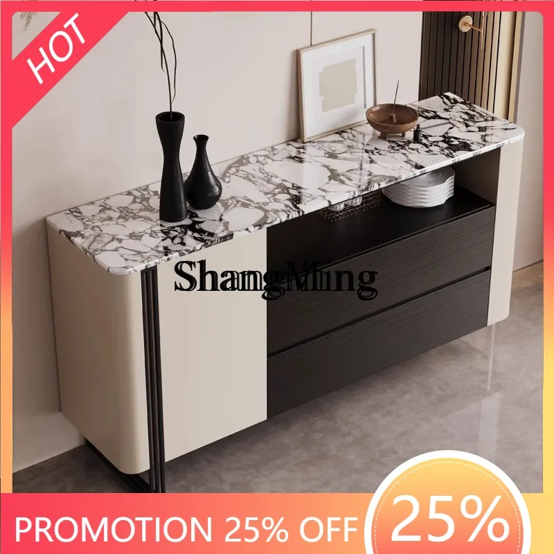 

SM side cabinet minimalist microcrystalline stone countertop modern simple household entrance cabinet