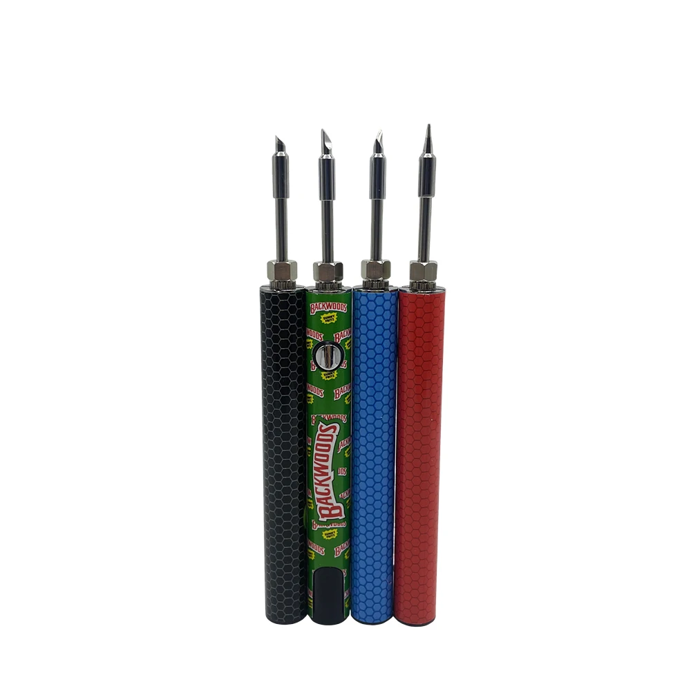 1Pcs Electric Soldering Iron Pen Portable 1100mAh Battery Backwoods LCD Display 1.8V-4.2V Type-C 510 Thread Repair Tool USB