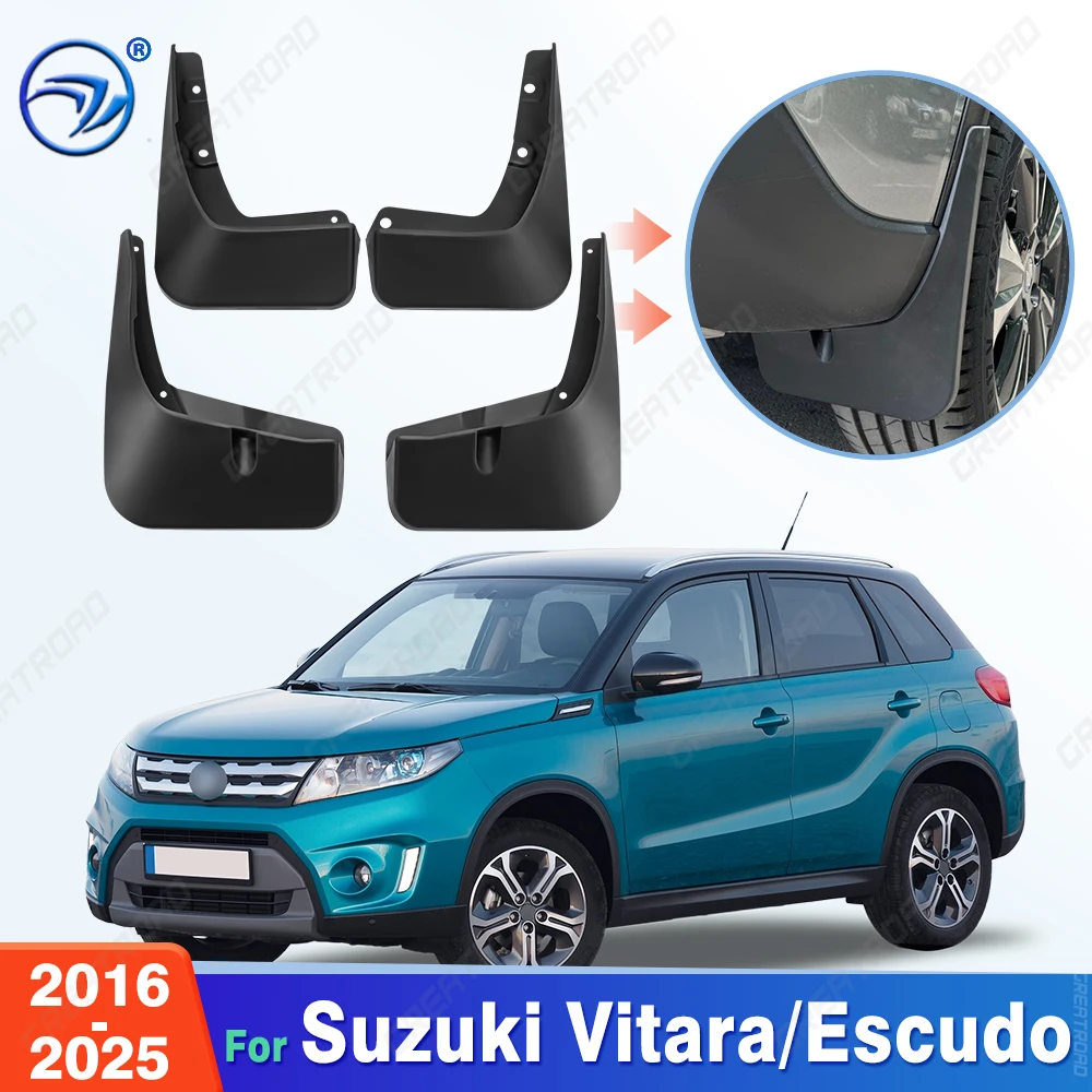 For Suzuki Vitara / Escudo 2016-2025 2020 2021 2022 2023 2024 Fender Mudflaps Splash Guards Mudguards Mud Flaps Car Accessories