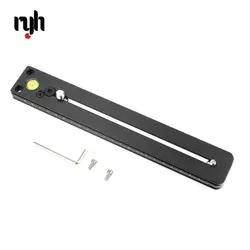 Aluminum Alloy Lengthened Quick Release Plate 250mm Nodal Slide Rail with 1/4