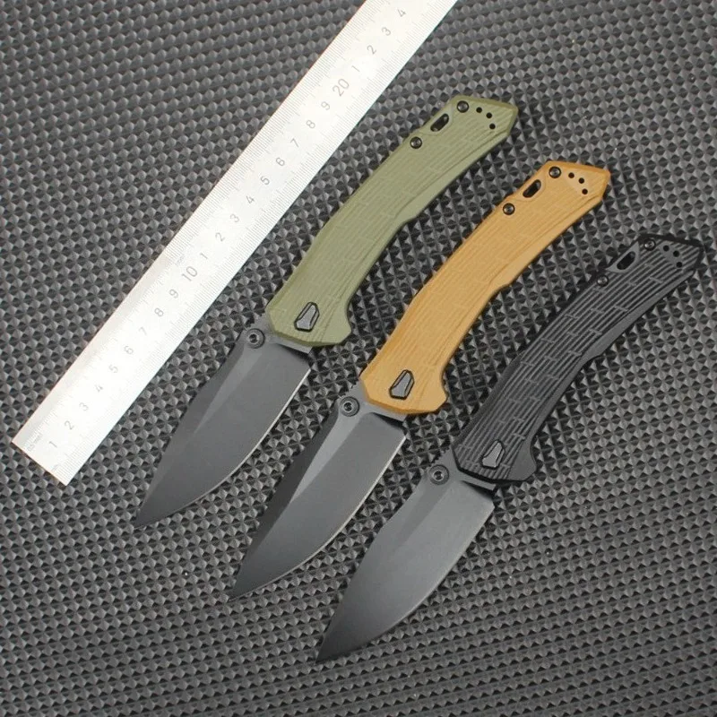 

Hot selling 0203 Outdoor camping folding knife CPM M4 Blade G10 handle Survival Hunting Utility Fruit Knives CED Tools