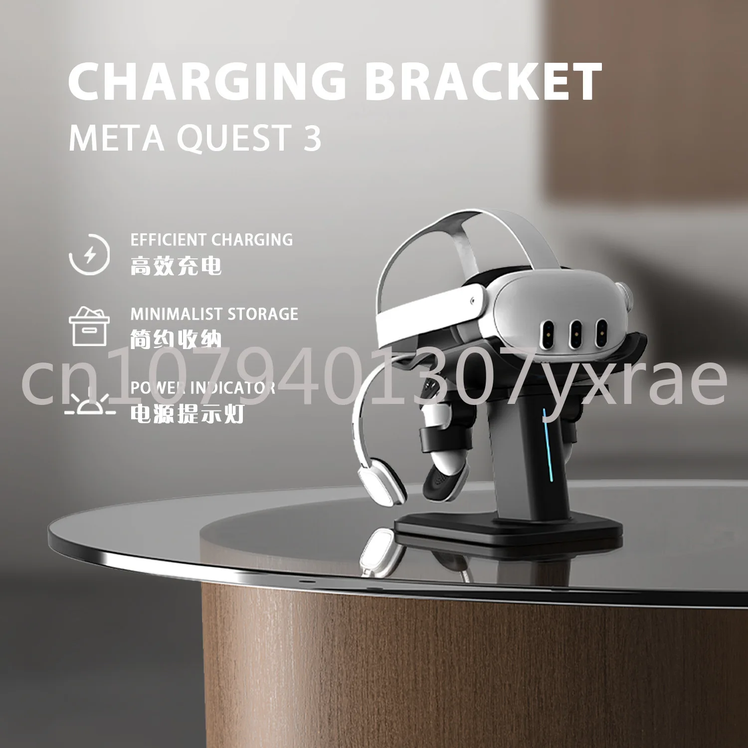 Meta Quest3 Charging Bracket Universal Vision Pro Storage Bracket Rgb Lighting Controller Vr Accessories