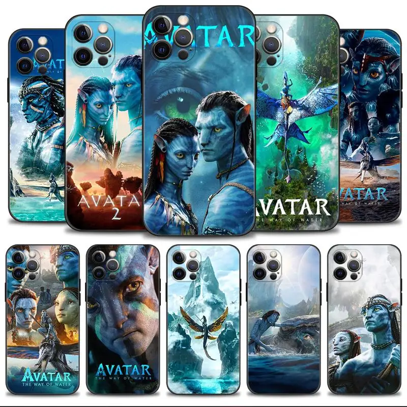 Disney Avatar The Way of Water Movie Phone Shell For Apple iPhone 14 13 12 11 Pro Max 13 12 Mini XS Max XR X 8 Plus Case