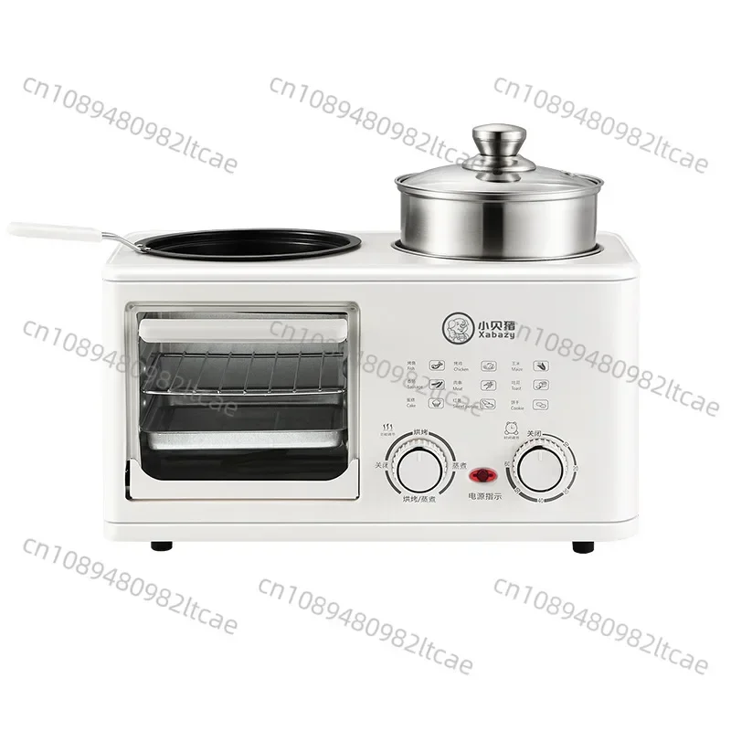 

Four-in-one Breakfast Machine Household Small Oven Multi-functional Cooking and Frying Integrated Pan