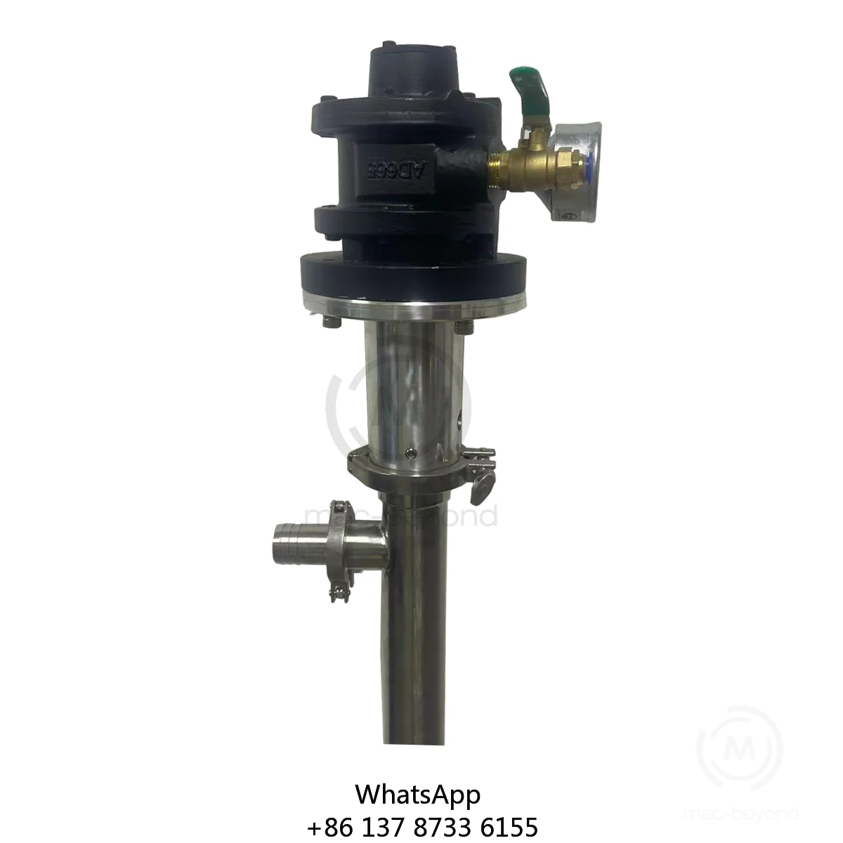 1300W Pneumatic Screw Pump High-viscosity Grease Bucket Pump Barrel Pump