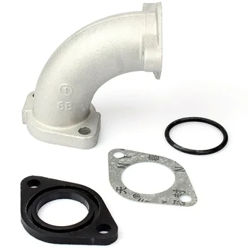 Motorrad saugrohr throat Vergaser Intake-Rohr + Dichtung Für 110cc-160cc Motor Lifan YX Schmutz Pit Bike ATV Buggy quad
